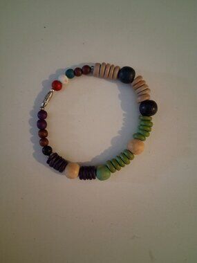 VTG Wooden Beaded Bracelet